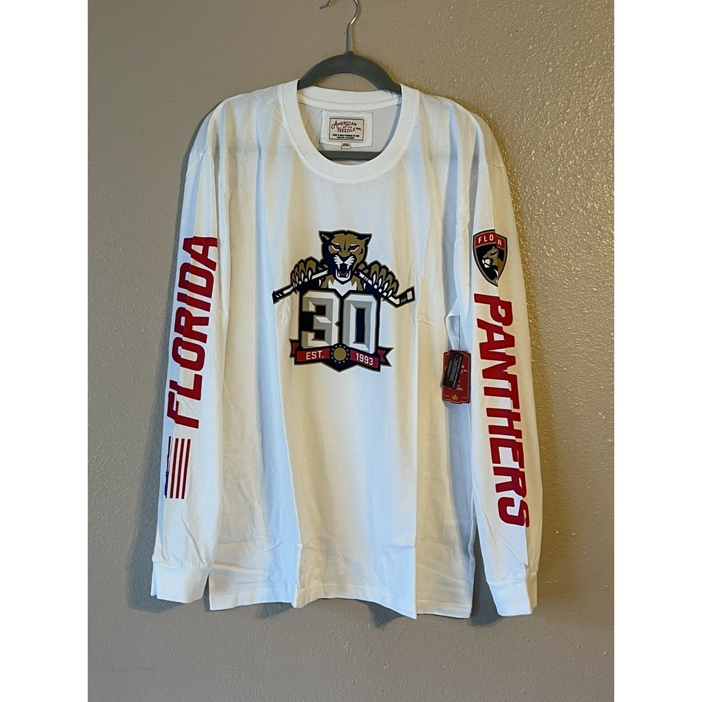 Florida Panthers NHL Hockey American Needle Maverick Long Sleeve‎ Tee 2XL NWT